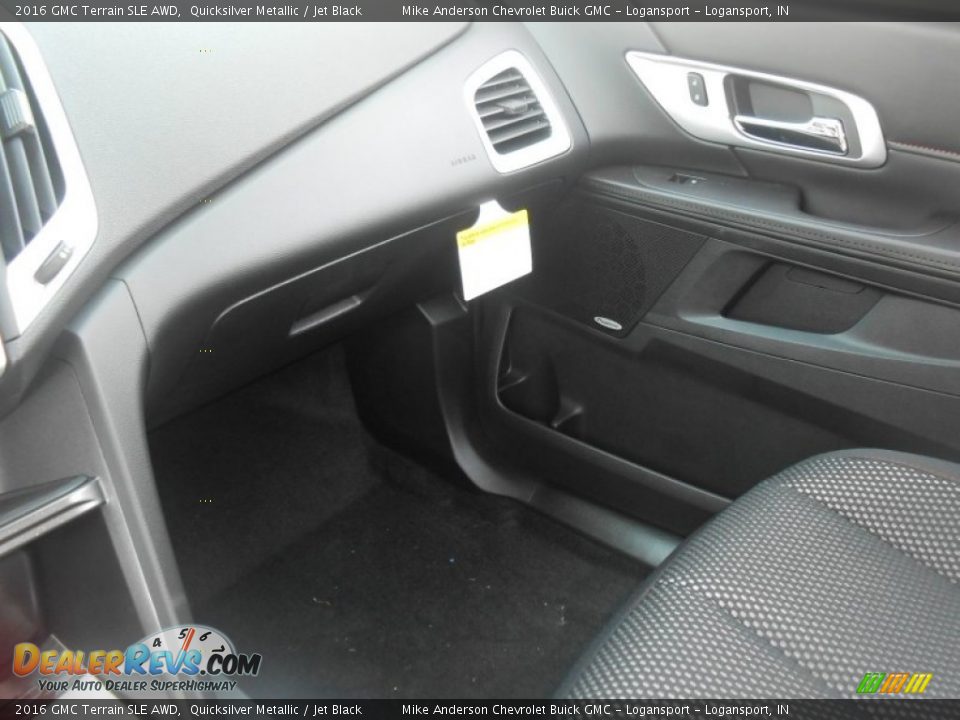 2016 GMC Terrain SLE AWD Quicksilver Metallic / Jet Black Photo #19