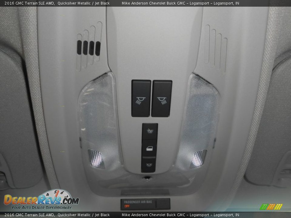 2016 GMC Terrain SLE AWD Quicksilver Metallic / Jet Black Photo #22