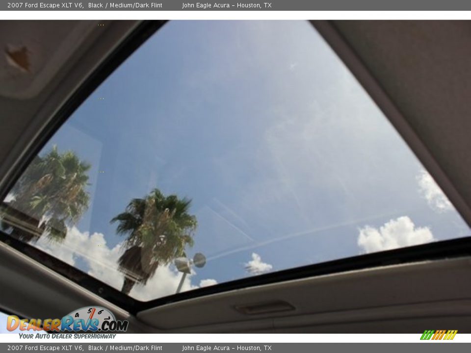 2007 Ford Escape XLT V6 Black / Medium/Dark Flint Photo #13