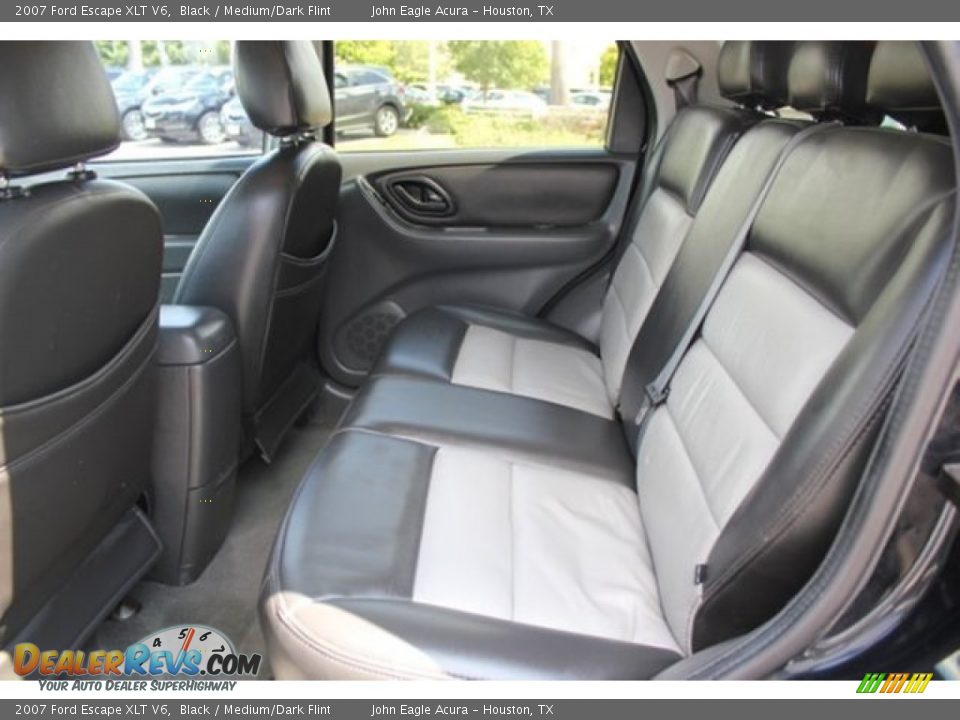 2007 Ford Escape XLT V6 Black / Medium/Dark Flint Photo #15