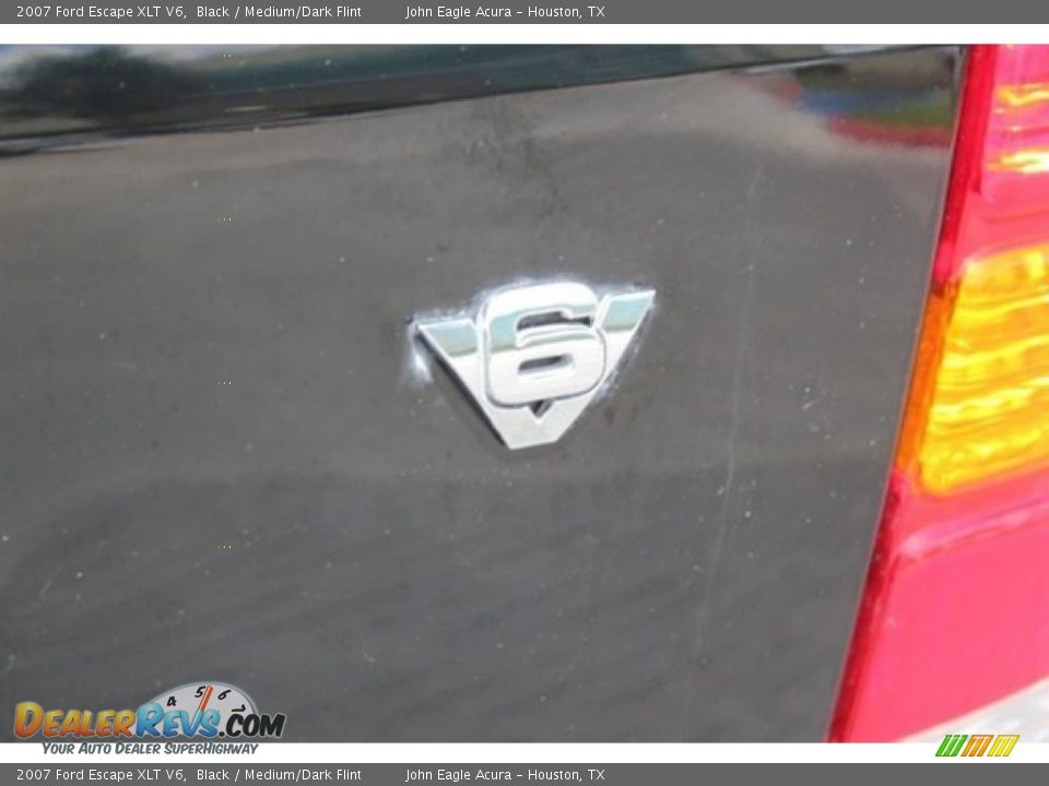 2007 Ford Escape XLT V6 Black / Medium/Dark Flint Photo #17