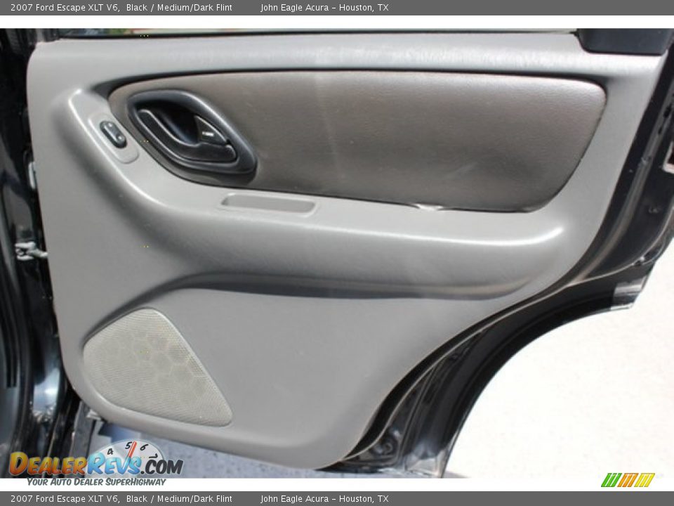 2007 Ford Escape XLT V6 Black / Medium/Dark Flint Photo #18