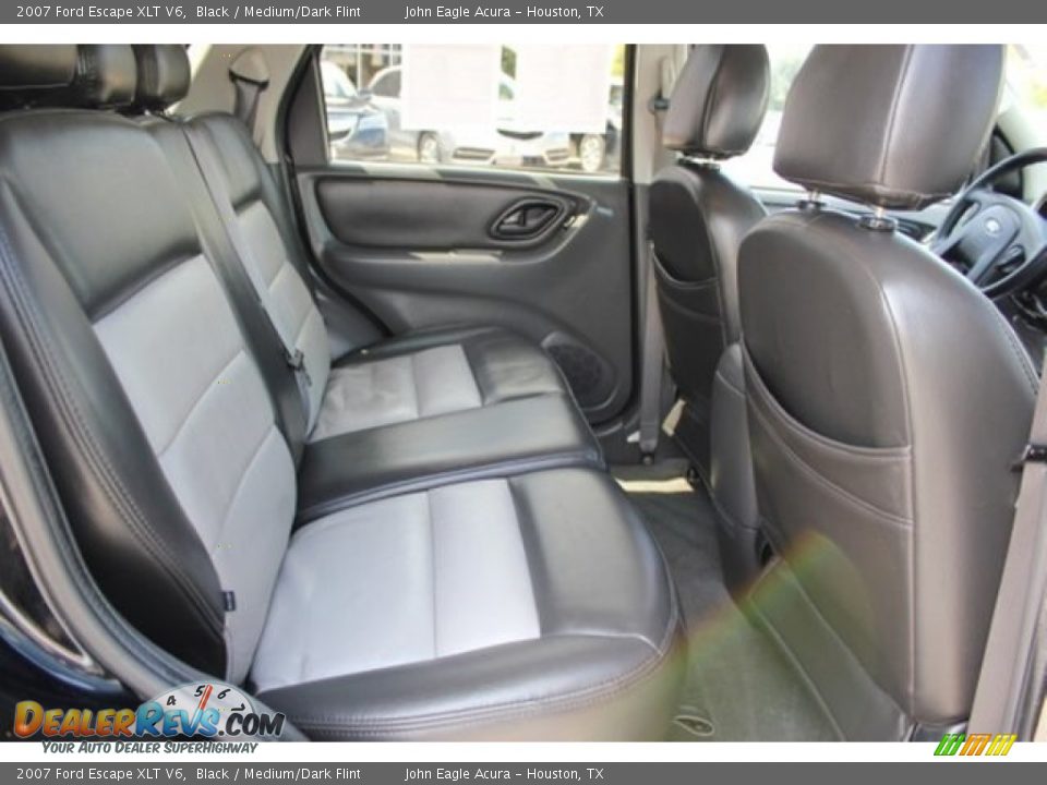 2007 Ford Escape XLT V6 Black / Medium/Dark Flint Photo #19