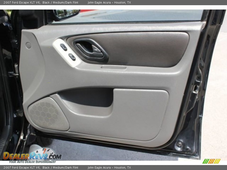 2007 Ford Escape XLT V6 Black / Medium/Dark Flint Photo #20
