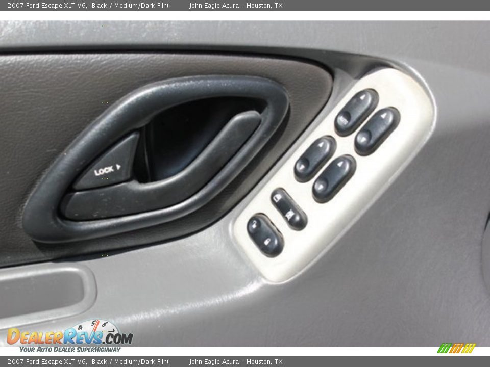 2007 Ford Escape XLT V6 Black / Medium/Dark Flint Photo #23