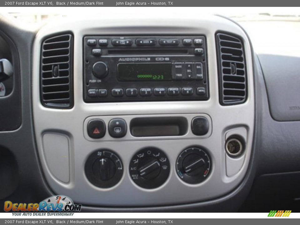2007 Ford Escape XLT V6 Black / Medium/Dark Flint Photo #26