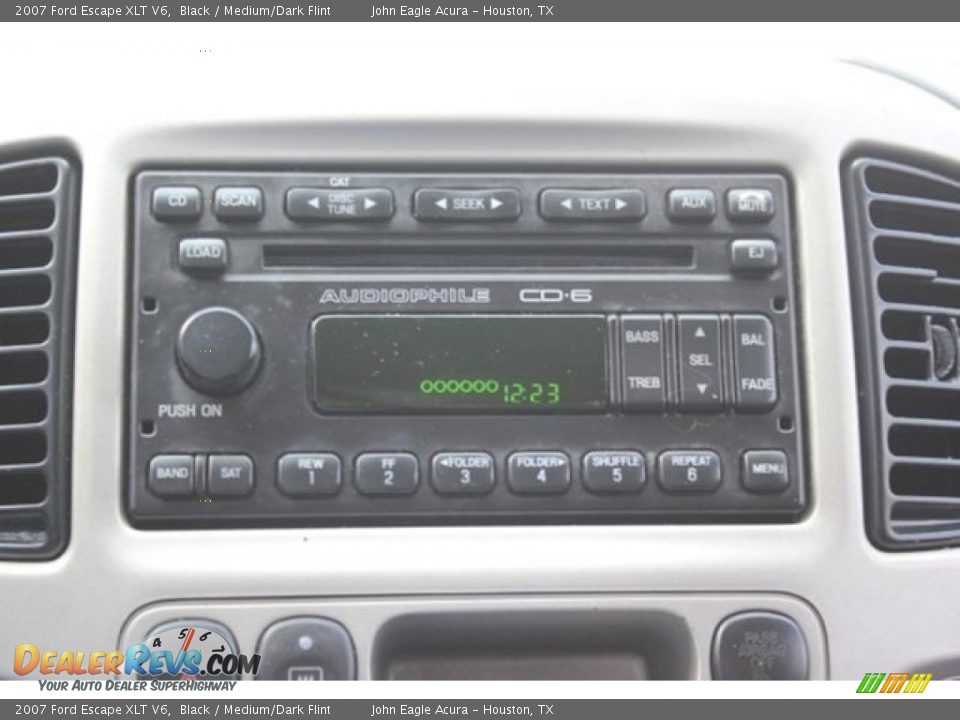 2007 Ford Escape XLT V6 Black / Medium/Dark Flint Photo #27