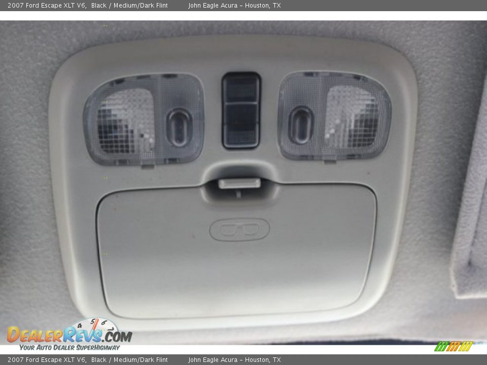 2007 Ford Escape XLT V6 Black / Medium/Dark Flint Photo #30