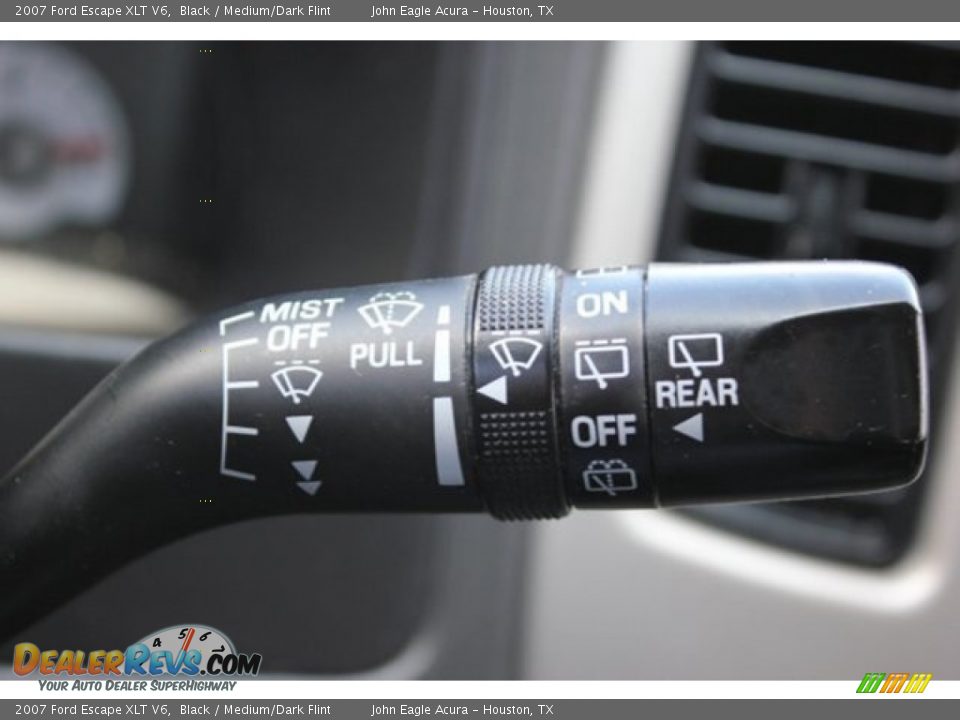 2007 Ford Escape XLT V6 Black / Medium/Dark Flint Photo #31