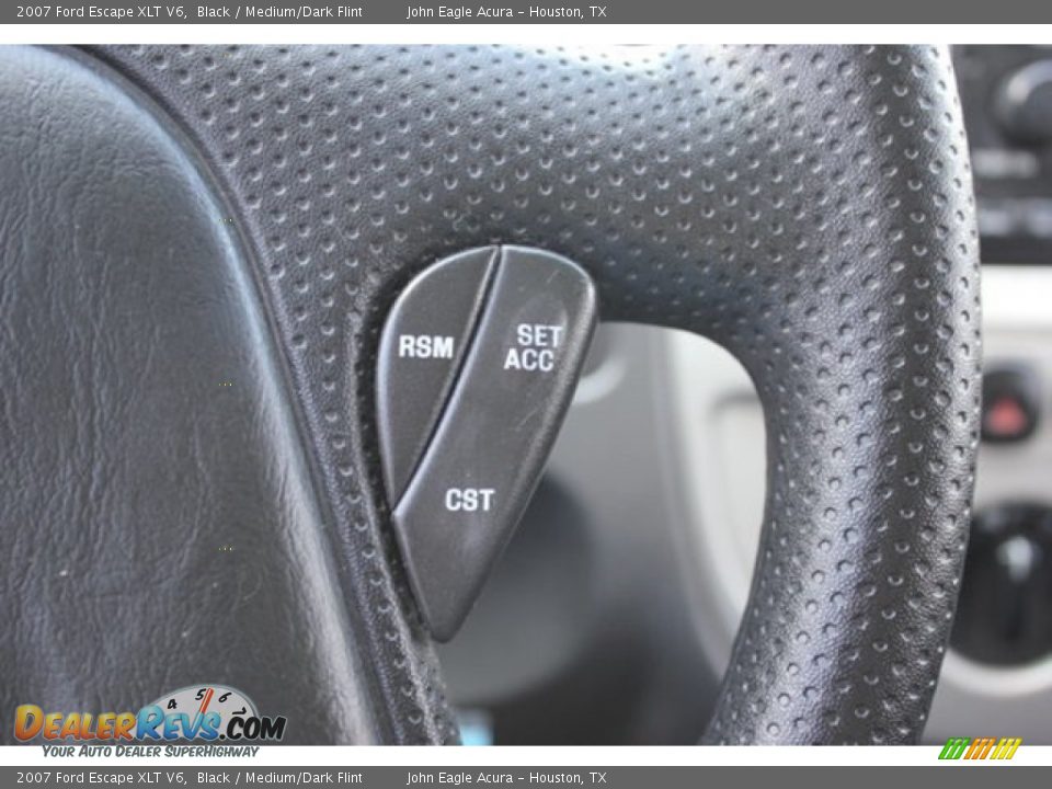 2007 Ford Escape XLT V6 Black / Medium/Dark Flint Photo #32