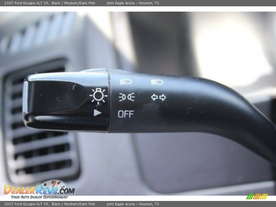 2007 Ford Escape XLT V6 Black / Medium/Dark Flint Photo #33