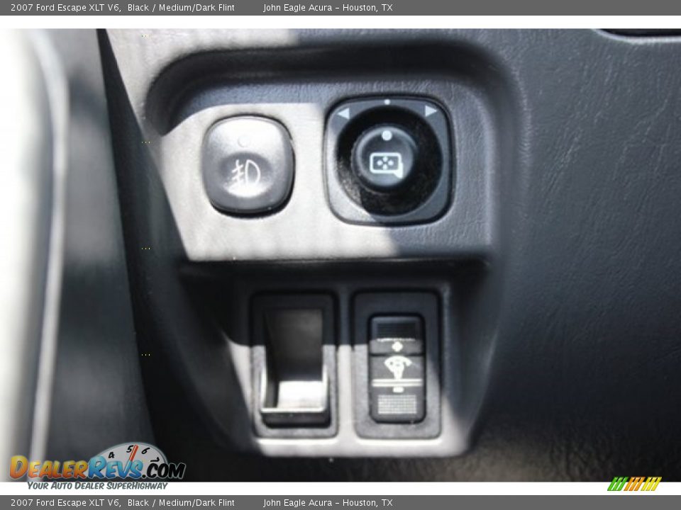 2007 Ford Escape XLT V6 Black / Medium/Dark Flint Photo #35