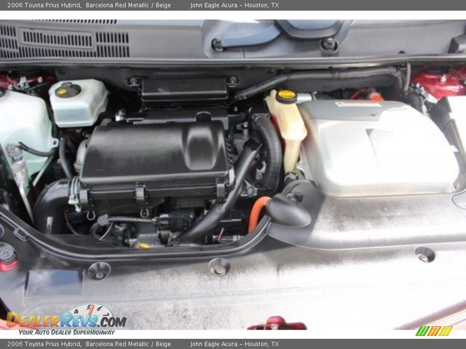 2006 Toyota Prius Hybrid Barcelona Red Metallic / Beige Photo #15