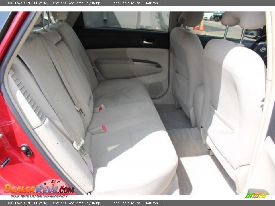 2006 Toyota Prius Hybrid Barcelona Red Metallic / Beige Photo #21