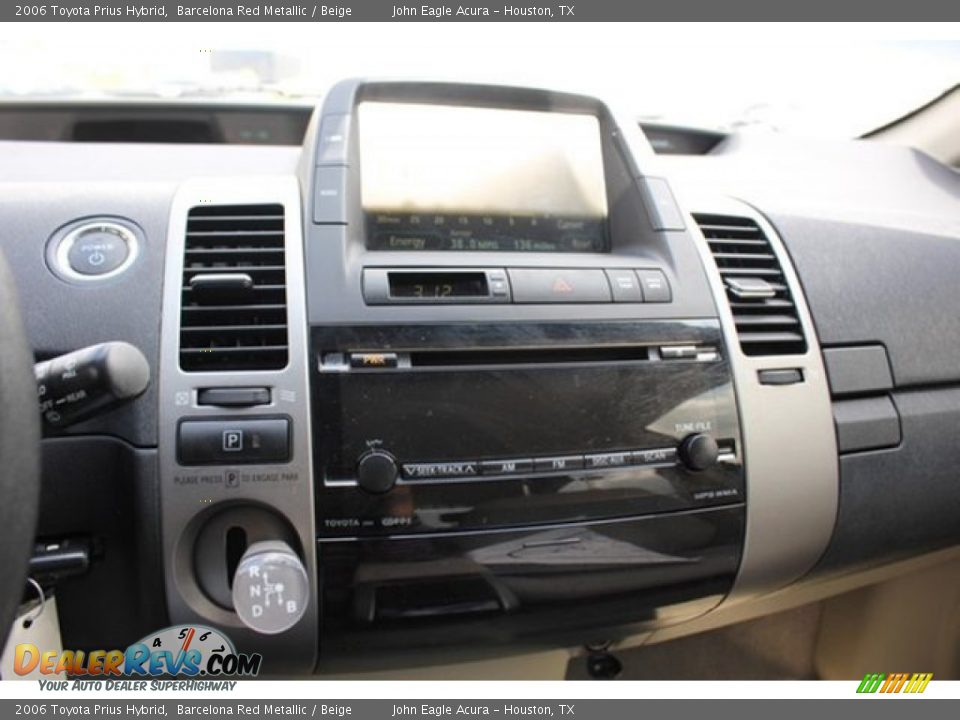 2006 Toyota Prius Hybrid Barcelona Red Metallic / Beige Photo #27