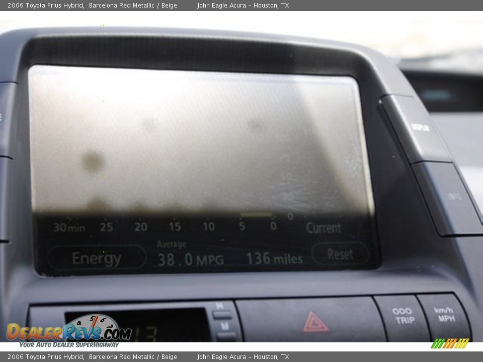 2006 Toyota Prius Hybrid Barcelona Red Metallic / Beige Photo #28