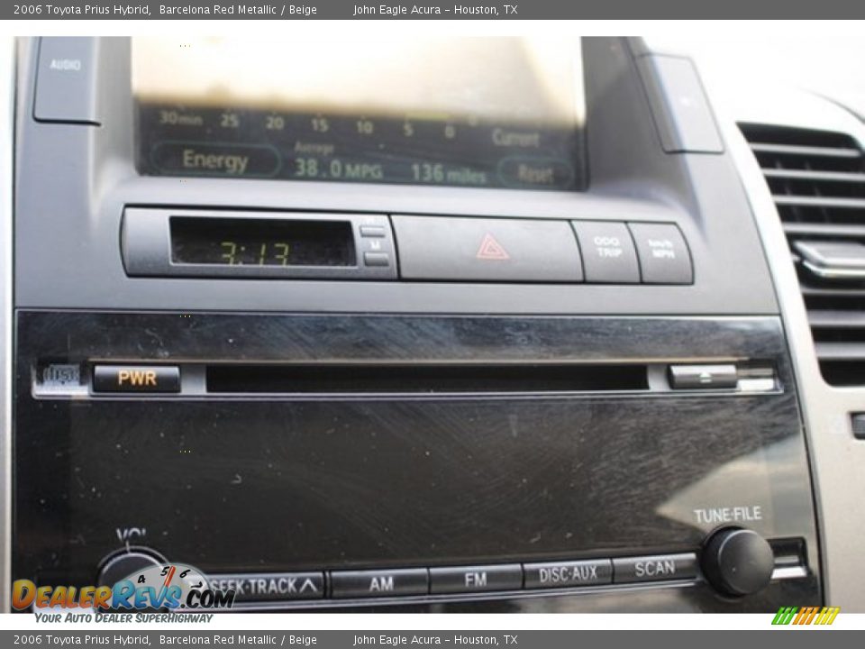 2006 Toyota Prius Hybrid Barcelona Red Metallic / Beige Photo #29