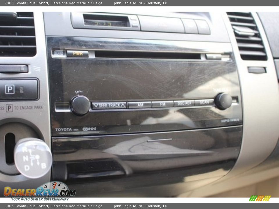 2006 Toyota Prius Hybrid Barcelona Red Metallic / Beige Photo #30
