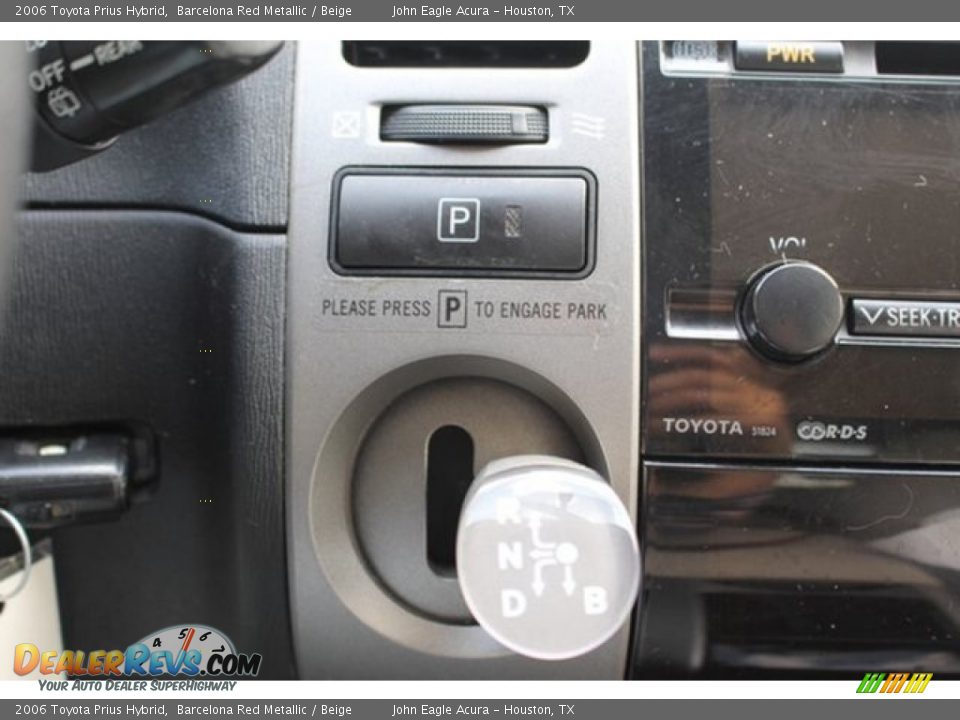 2006 Toyota Prius Hybrid Barcelona Red Metallic / Beige Photo #31