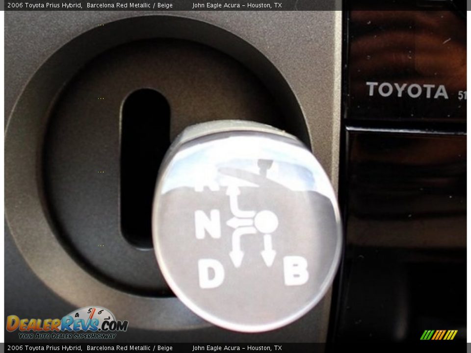 2006 Toyota Prius Hybrid Barcelona Red Metallic / Beige Photo #32
