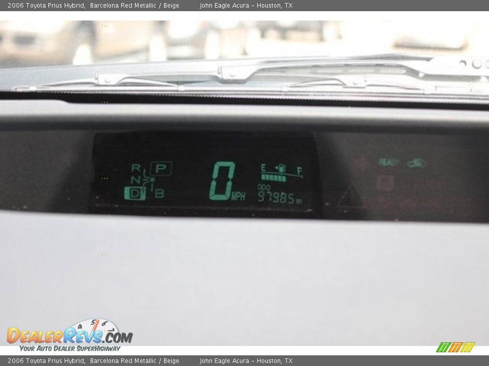 2006 Toyota Prius Hybrid Barcelona Red Metallic / Beige Photo #33