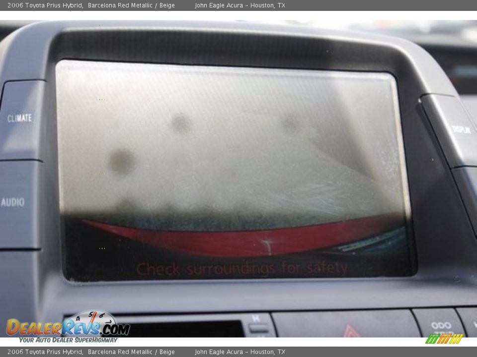 2006 Toyota Prius Hybrid Barcelona Red Metallic / Beige Photo #34