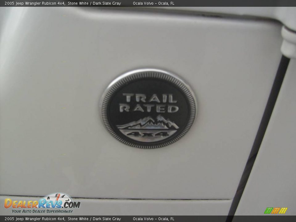 2005 Jeep Wrangler Rubicon 4x4 Stone White / Dark Slate Gray Photo #11