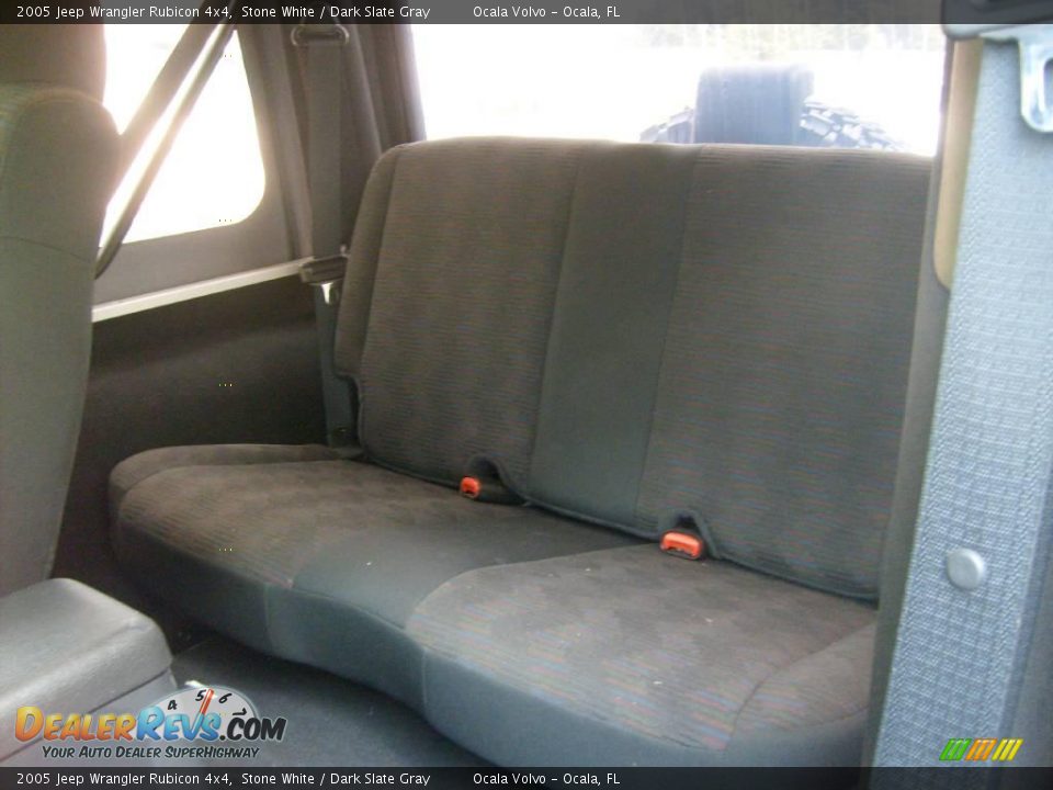 2005 Jeep Wrangler Rubicon 4x4 Stone White / Dark Slate Gray Photo #19