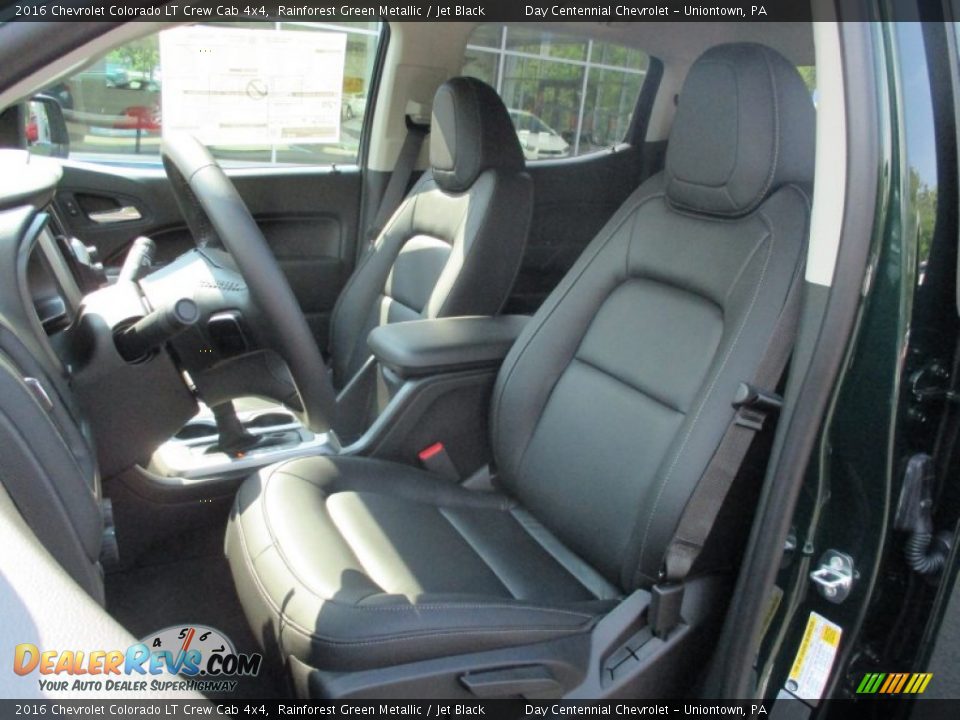 Front Seat of 2016 Chevrolet Colorado LT Crew Cab 4x4 Photo #12