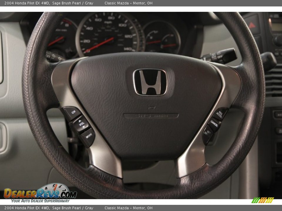 2004 Honda Pilot EX 4WD Steering Wheel Photo #6