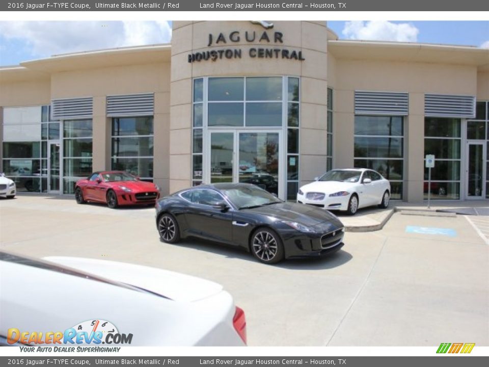 2016 Jaguar F-TYPE Coupe Ultimate Black Metallic / Red Photo #1