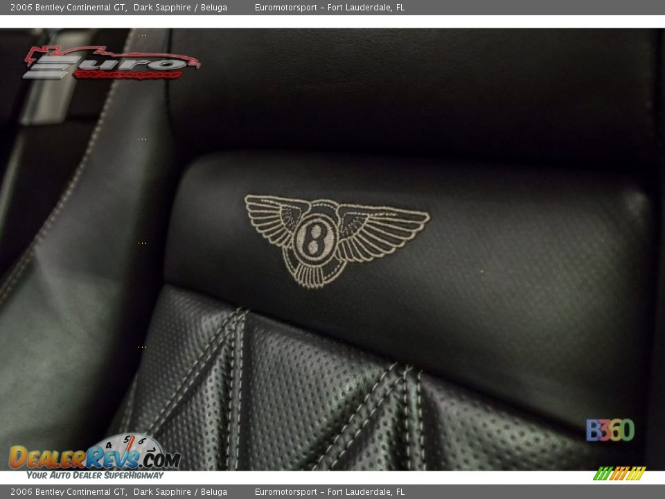 2006 Bentley Continental GT Dark Sapphire / Beluga Photo #34