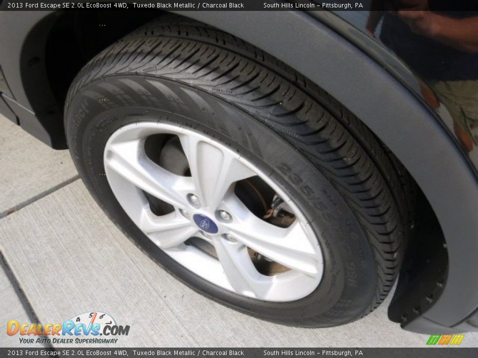 2013 Ford Escape SE 2.0L EcoBoost 4WD Tuxedo Black Metallic / Charcoal Black Photo #9
