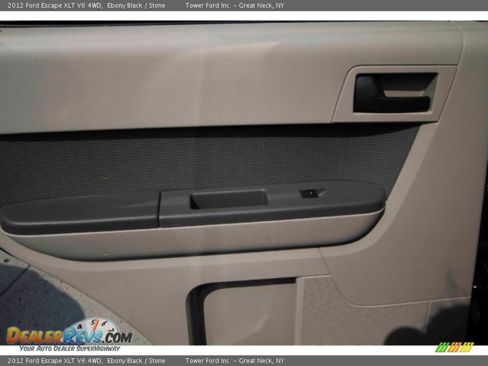 2012 Ford Escape XLT V6 4WD Ebony Black / Stone Photo #21