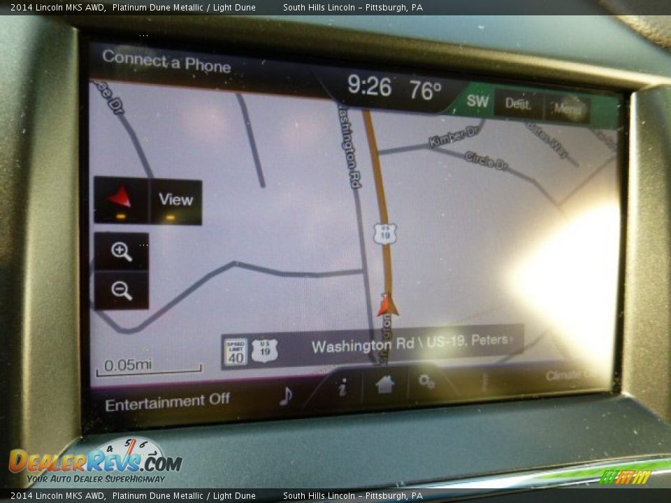 2014 Lincoln MKS AWD Platinum Dune Metallic / Light Dune Photo #21