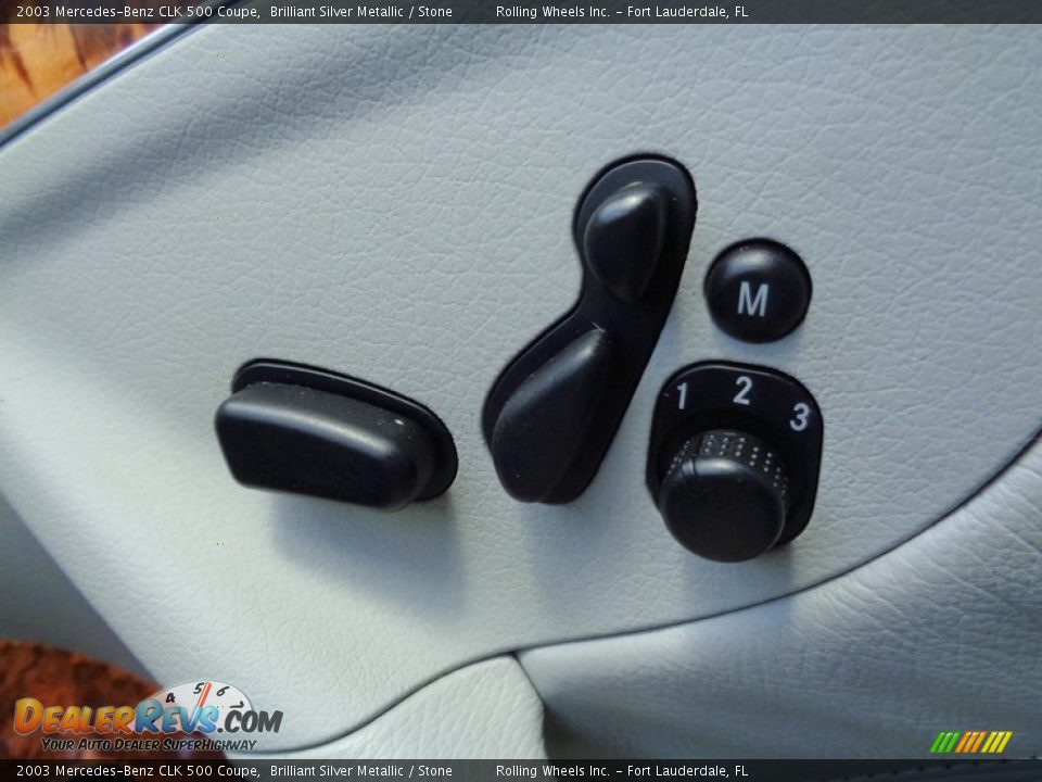 Controls of 2003 Mercedes-Benz CLK 500 Coupe Photo #13