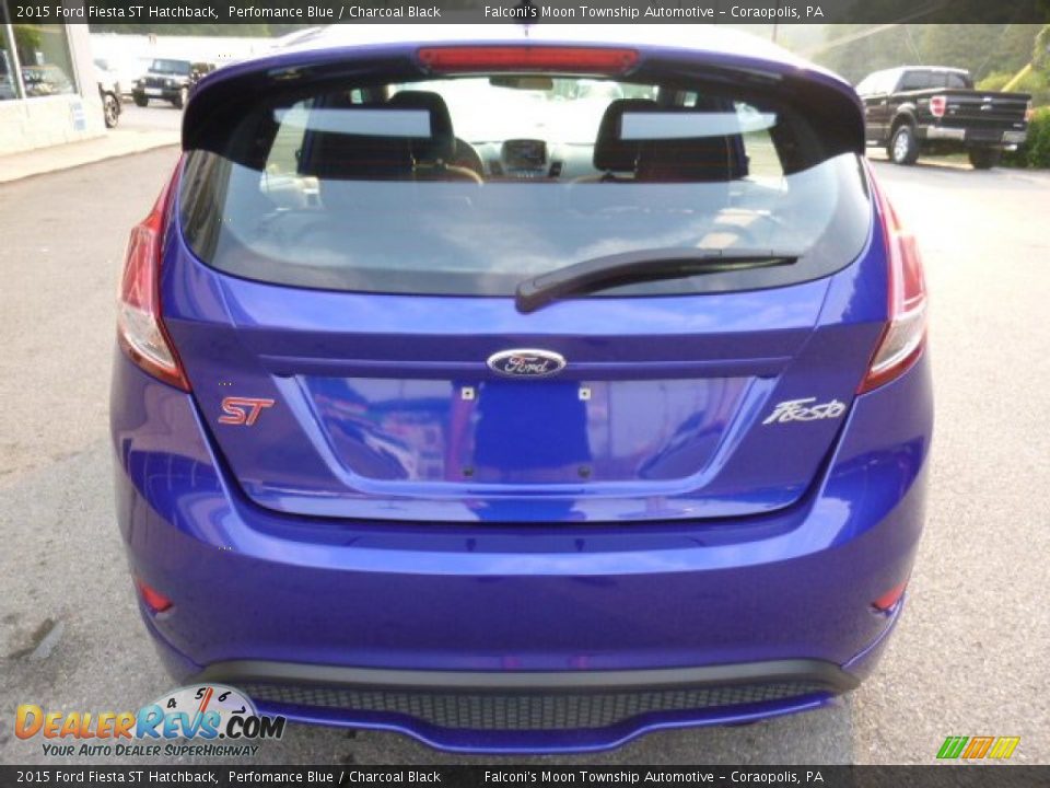 2015 Ford Fiesta ST Hatchback Perfomance Blue / Charcoal Black Photo #6