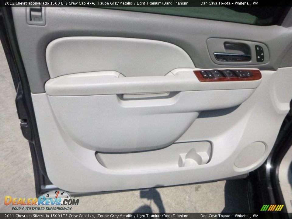 2011 Chevrolet Silverado 1500 LTZ Crew Cab 4x4 Taupe Gray Metallic / Light Titanium/Dark Titanium Photo #14