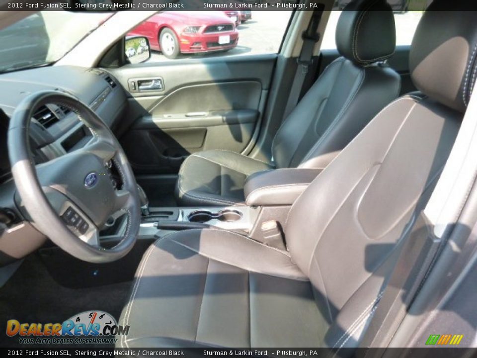 2012 Ford Fusion SEL Sterling Grey Metallic / Charcoal Black Photo #7