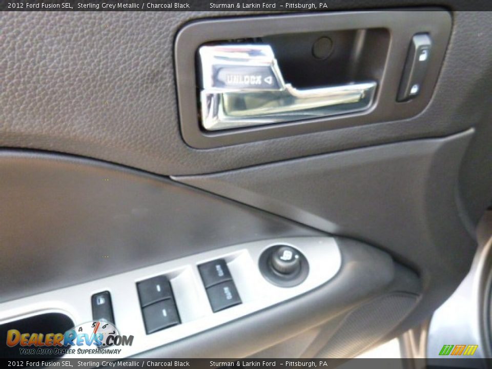 2012 Ford Fusion SEL Sterling Grey Metallic / Charcoal Black Photo #10