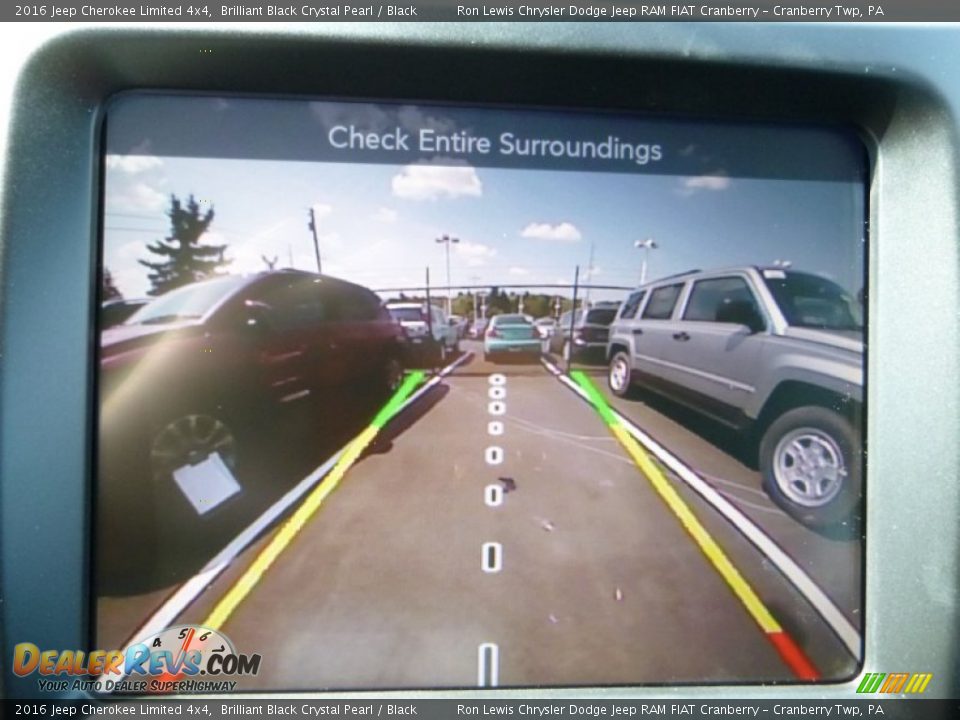 2016 Jeep Cherokee Limited 4x4 Brilliant Black Crystal Pearl / Black Photo #18