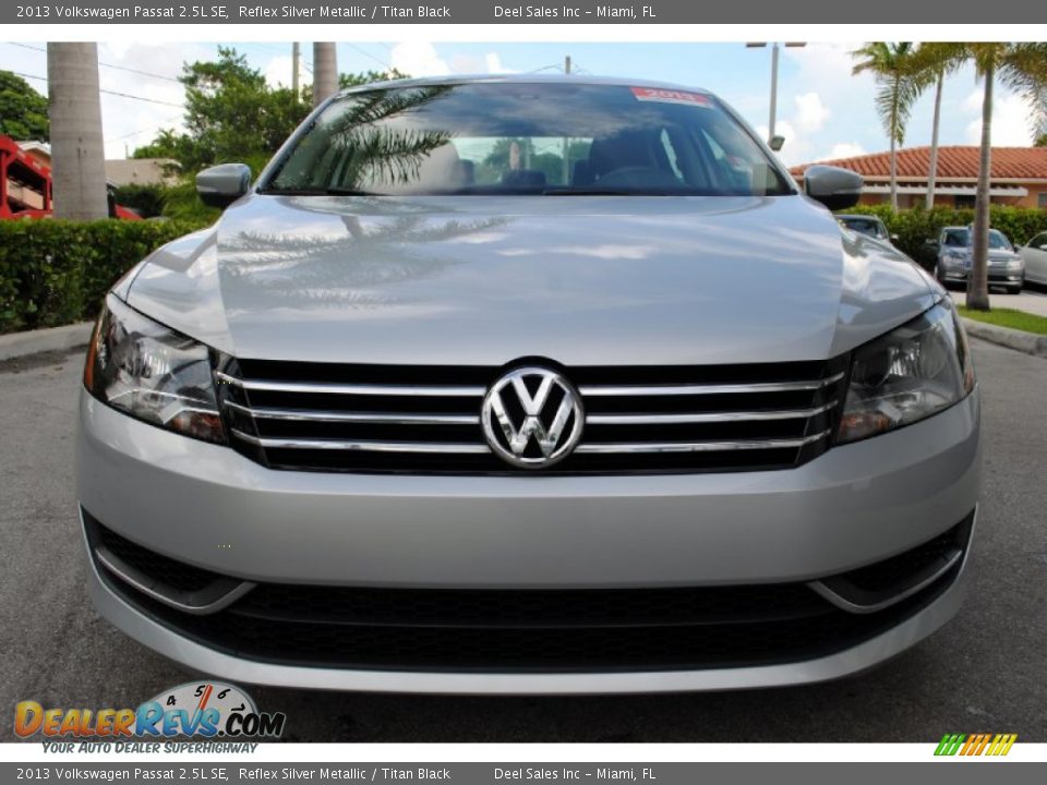 2013 Volkswagen Passat 2.5L SE Reflex Silver Metallic / Titan Black Photo #3