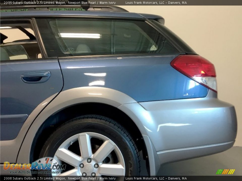 2008 Subaru Outback 2.5i Limited Wagon Newport Blue Pearl / Warm Ivory Photo #36