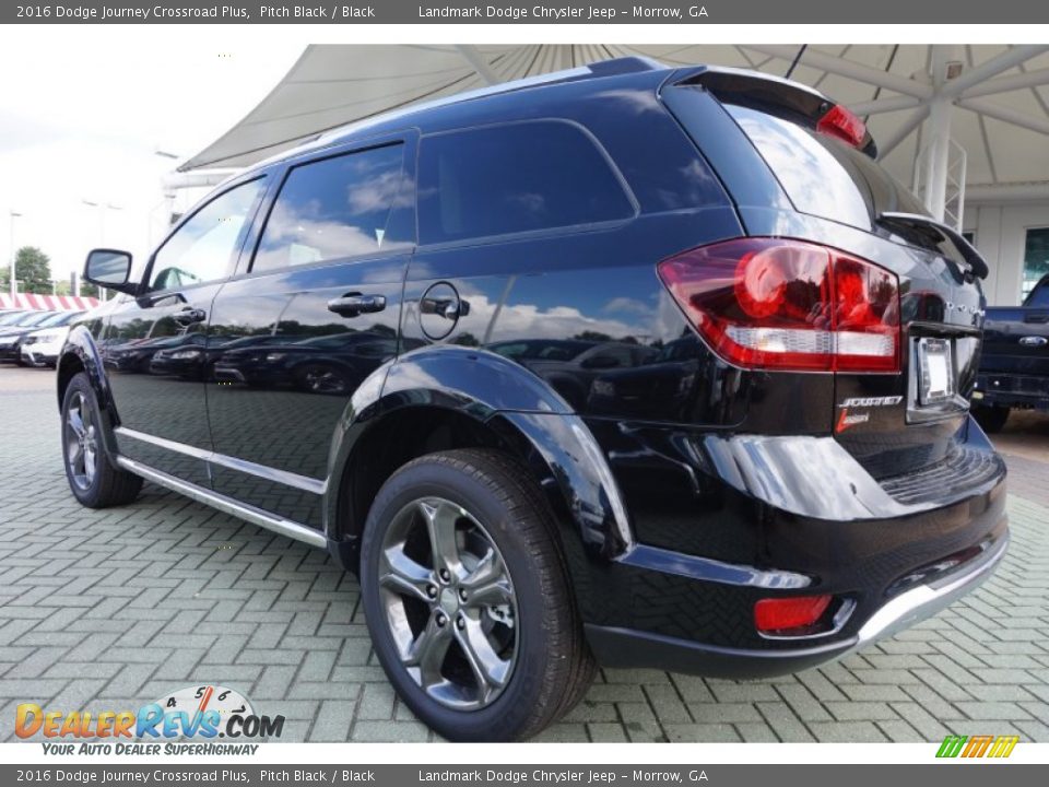 2016 Dodge Journey Crossroad Plus Pitch Black / Black Photo #2
