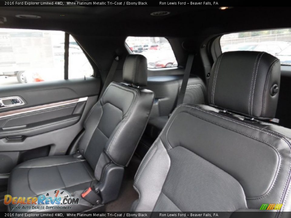 Rear Seat of 2016 Ford Explorer Limited 4WD Photo #13