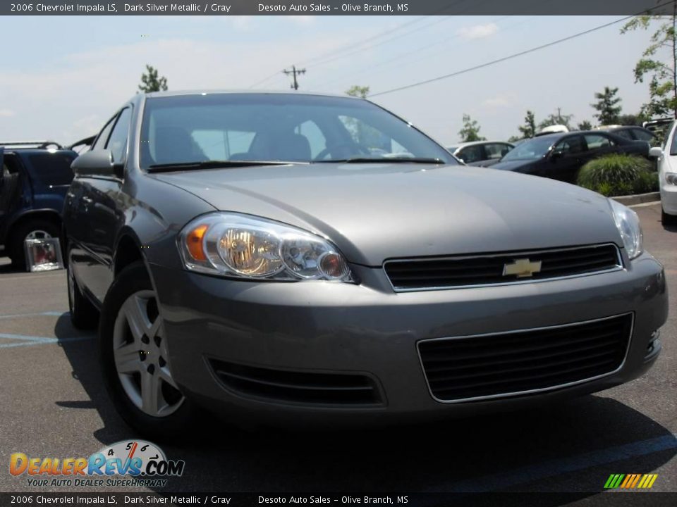 2006 Chevrolet Impala LS Dark Silver Metallic / Gray Photo #4