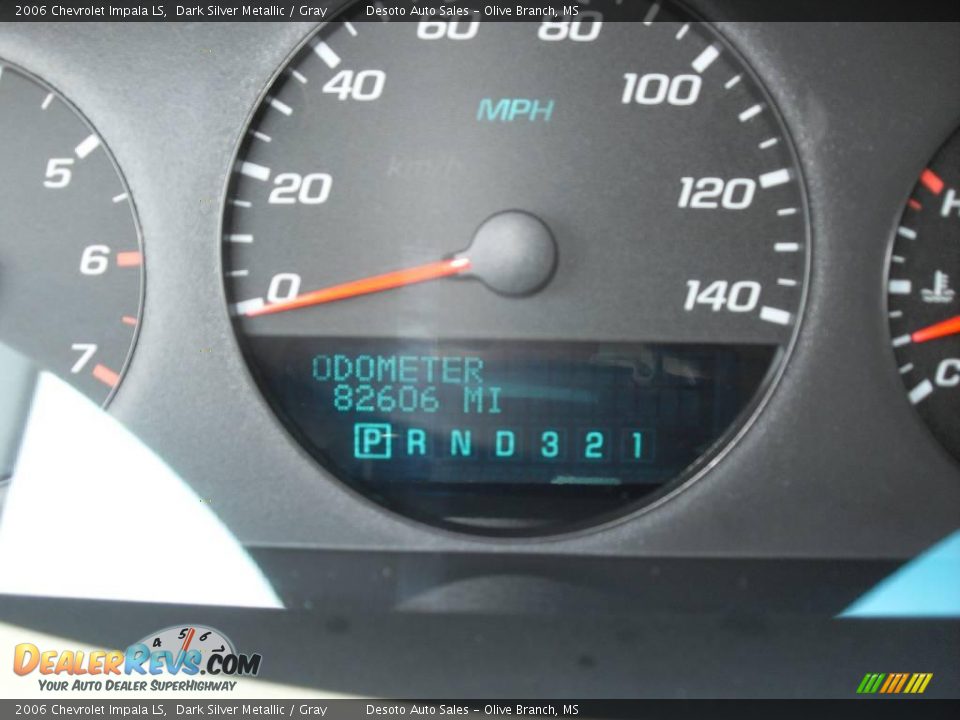 2006 Chevrolet Impala LS Dark Silver Metallic / Gray Photo #10