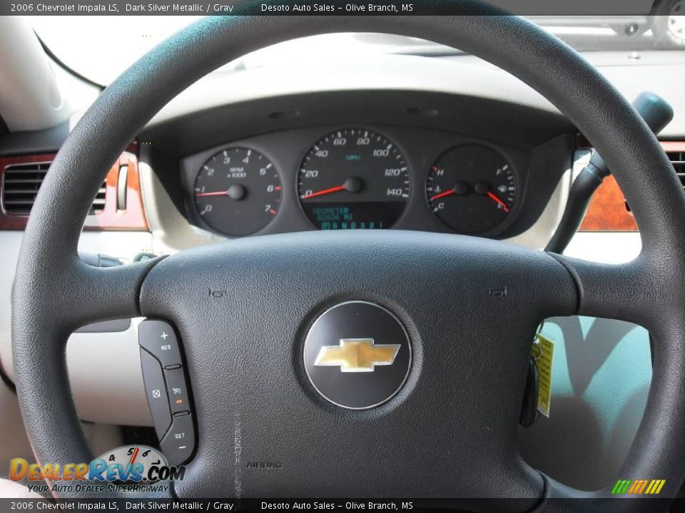 2006 Chevrolet Impala LS Dark Silver Metallic / Gray Photo #11