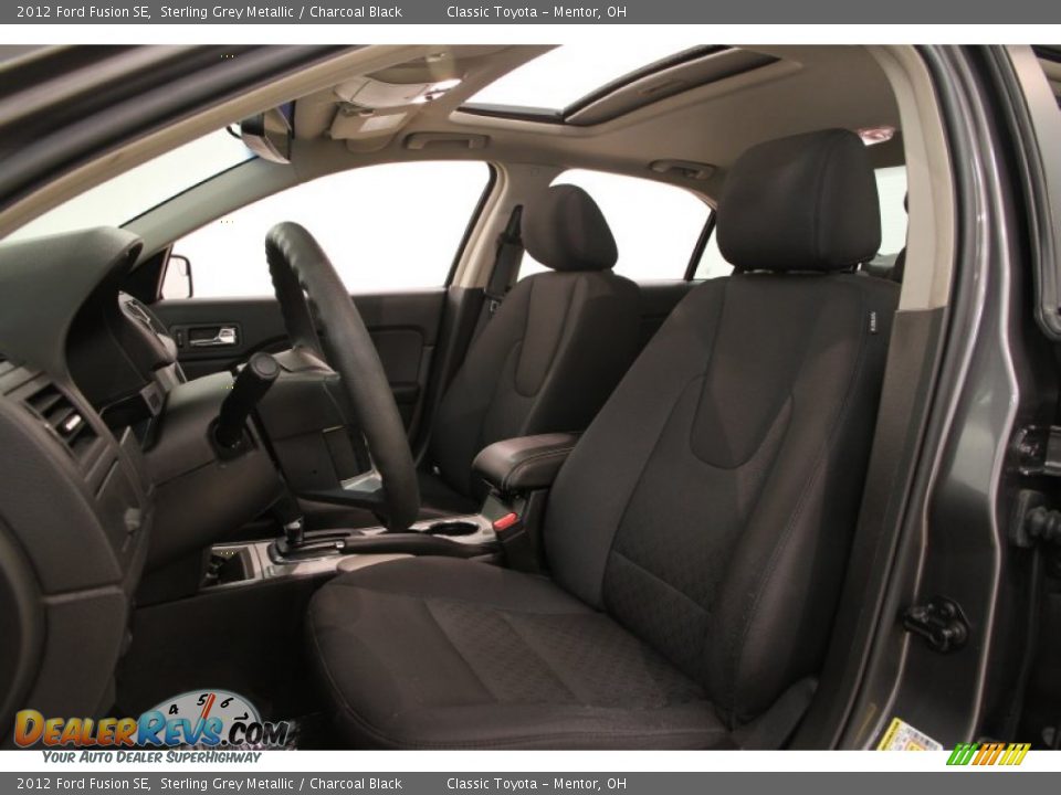 2012 Ford Fusion SE Sterling Grey Metallic / Charcoal Black Photo #5
