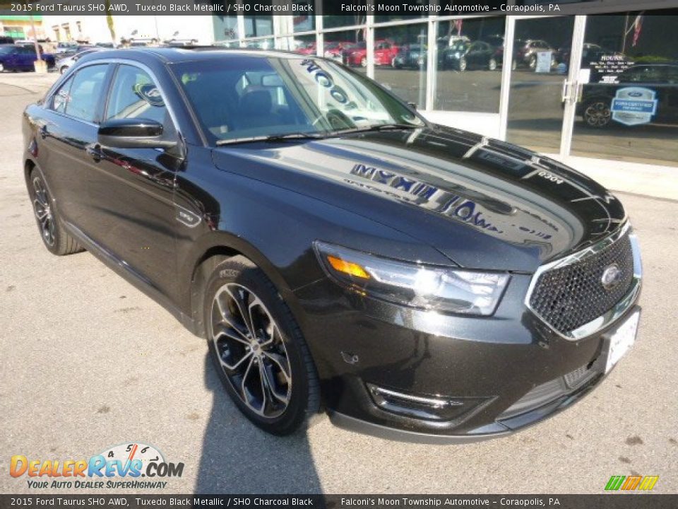 2015 Ford Taurus SHO AWD Tuxedo Black Metallic / SHO Charcoal Black Photo #2